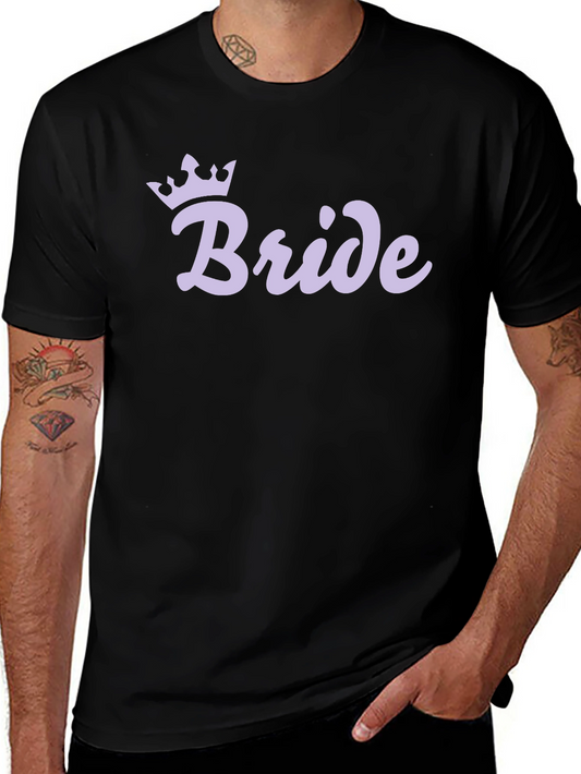 Bride T-Shirt with Crown - Bridal Party Tee