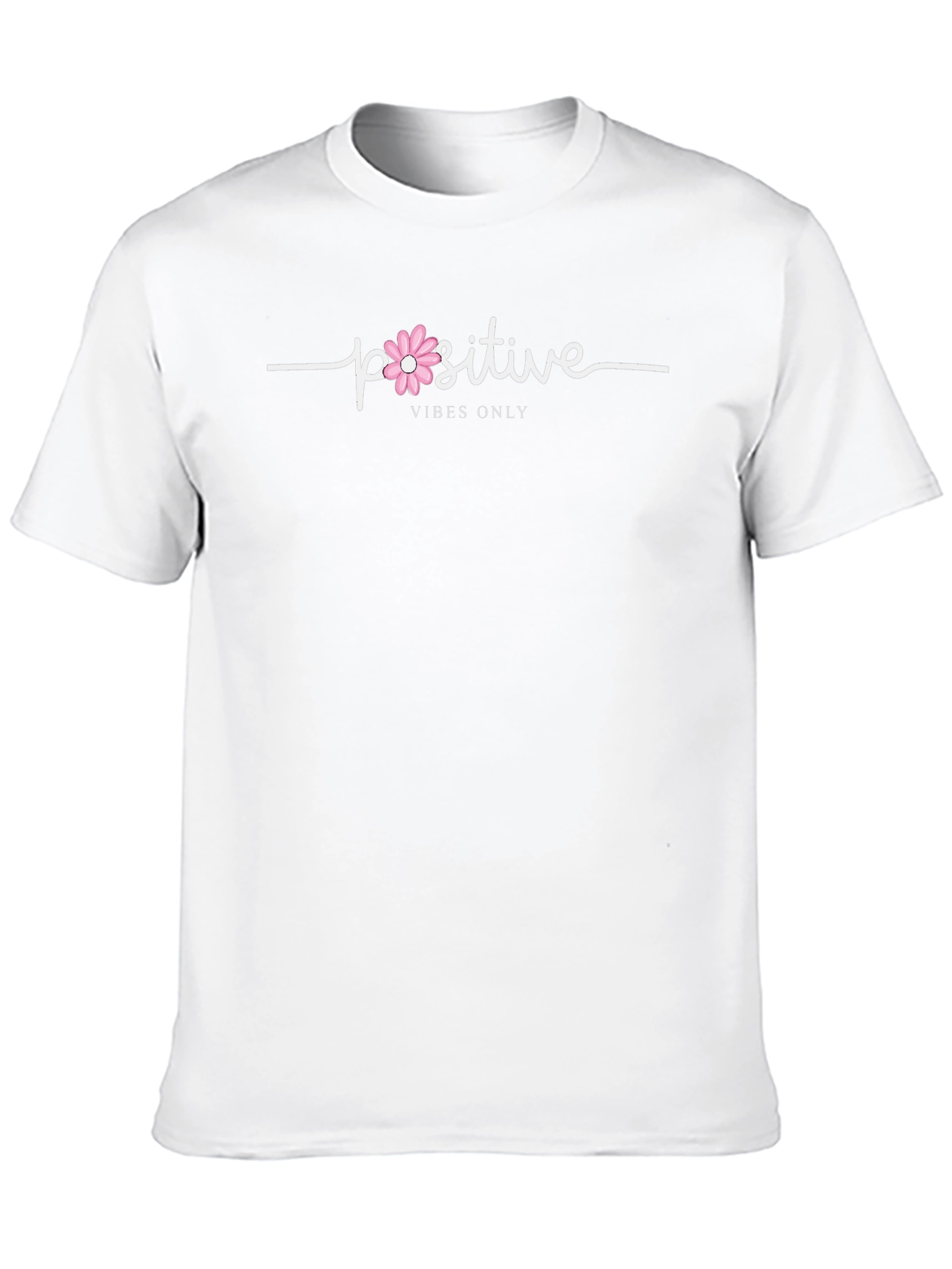 Positive Vibes Only Black T-Shirt