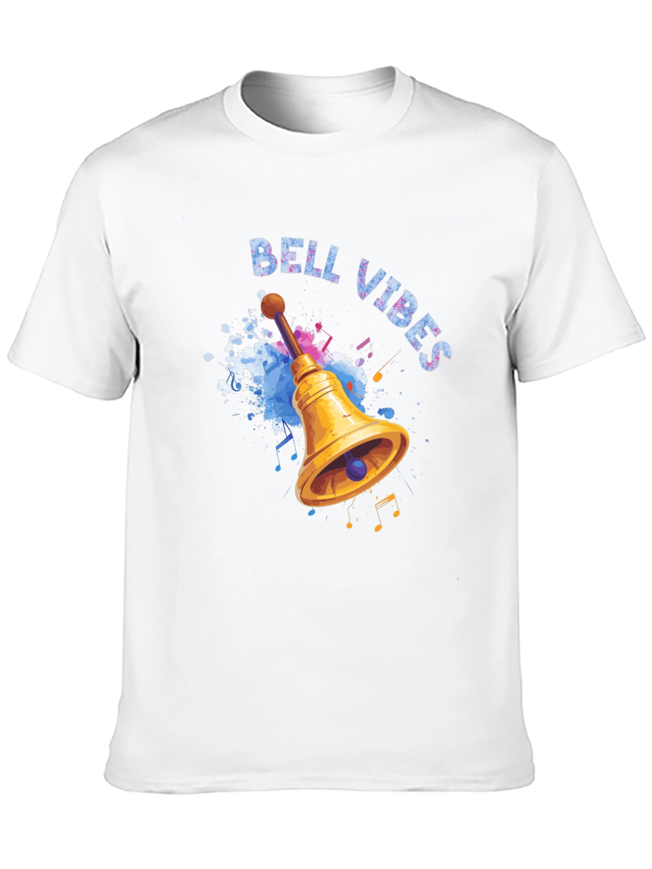 Bell Vibes Graphic Print Black T-Shirt