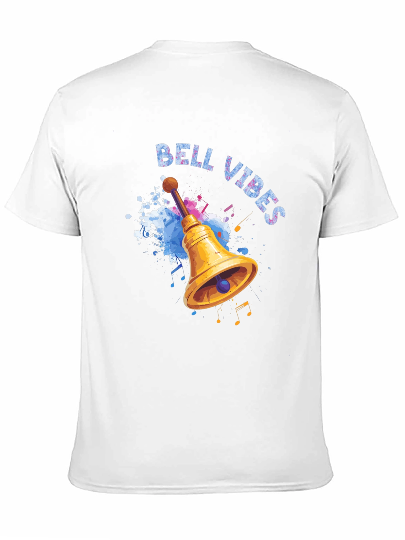 Bell Vibes Graphic Print Black T-Shirt