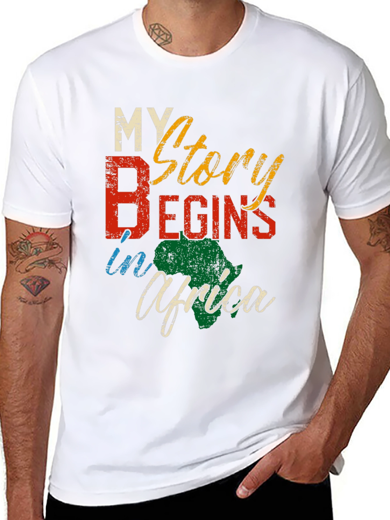 My Story Begins in Africa T-Shirt