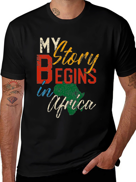 My Story Begins in Africa T-Shirt