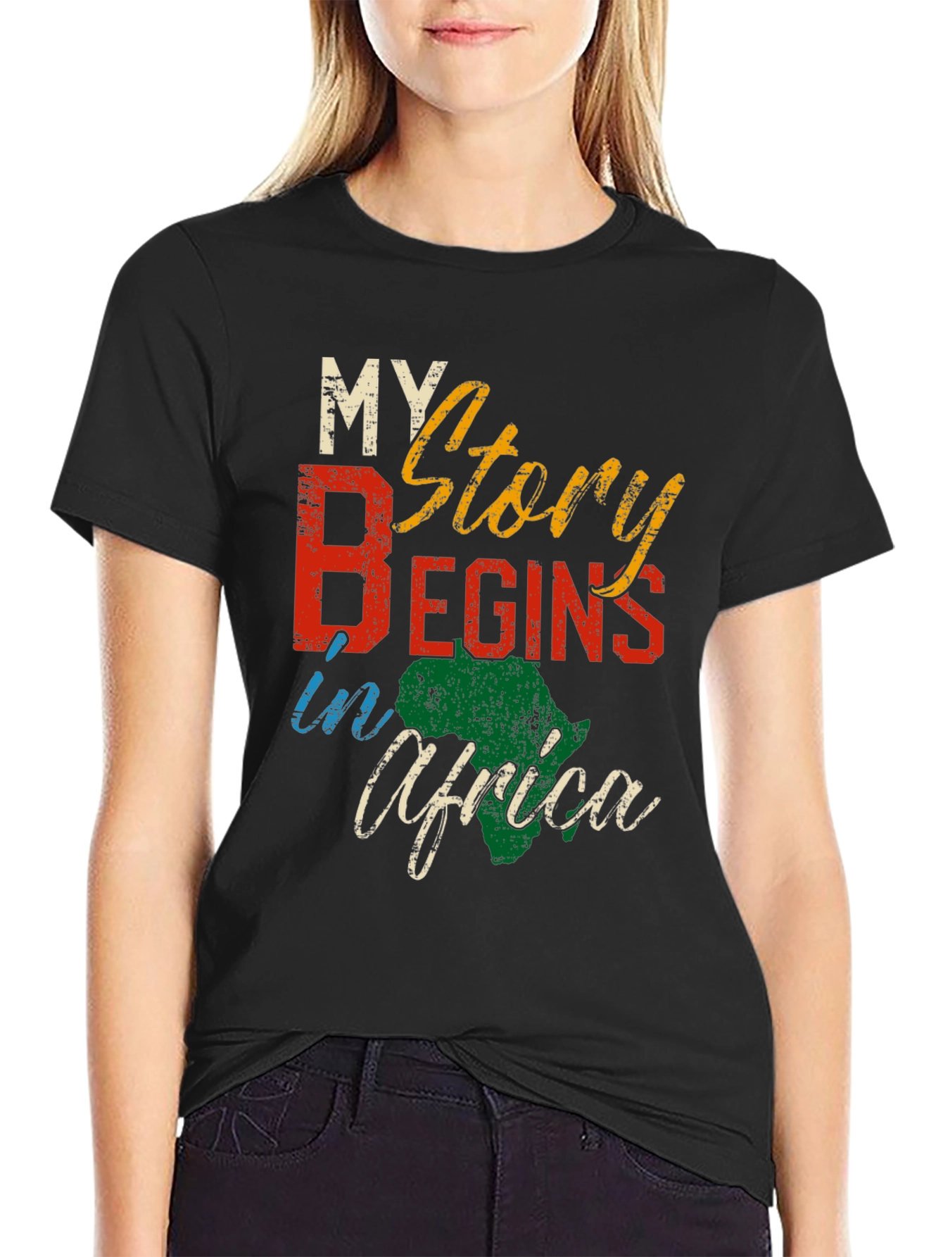 My Story Begins in Africa T-Shirt