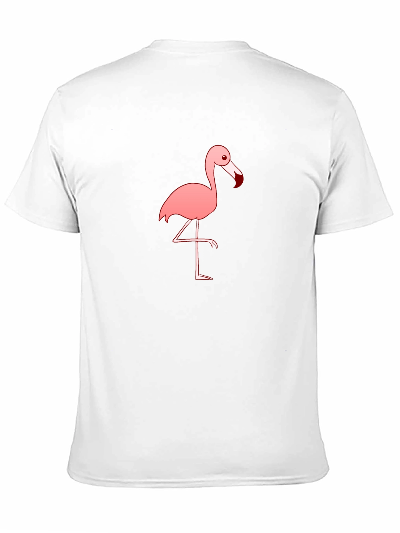 Flamingo Graphic Tee - Stylish Black T-Shirt