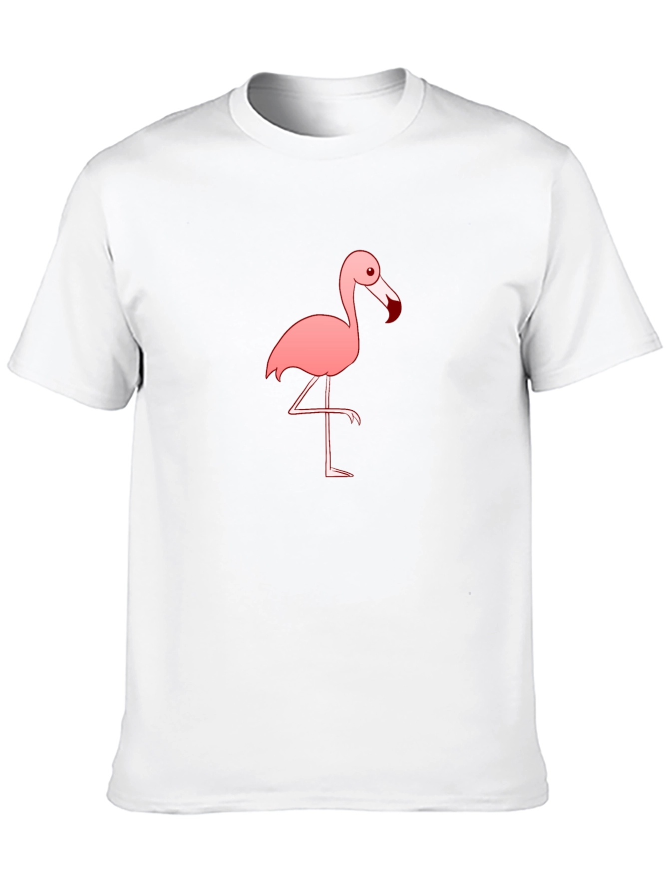 Flamingo Graphic Tee - Stylish Black T-Shirt