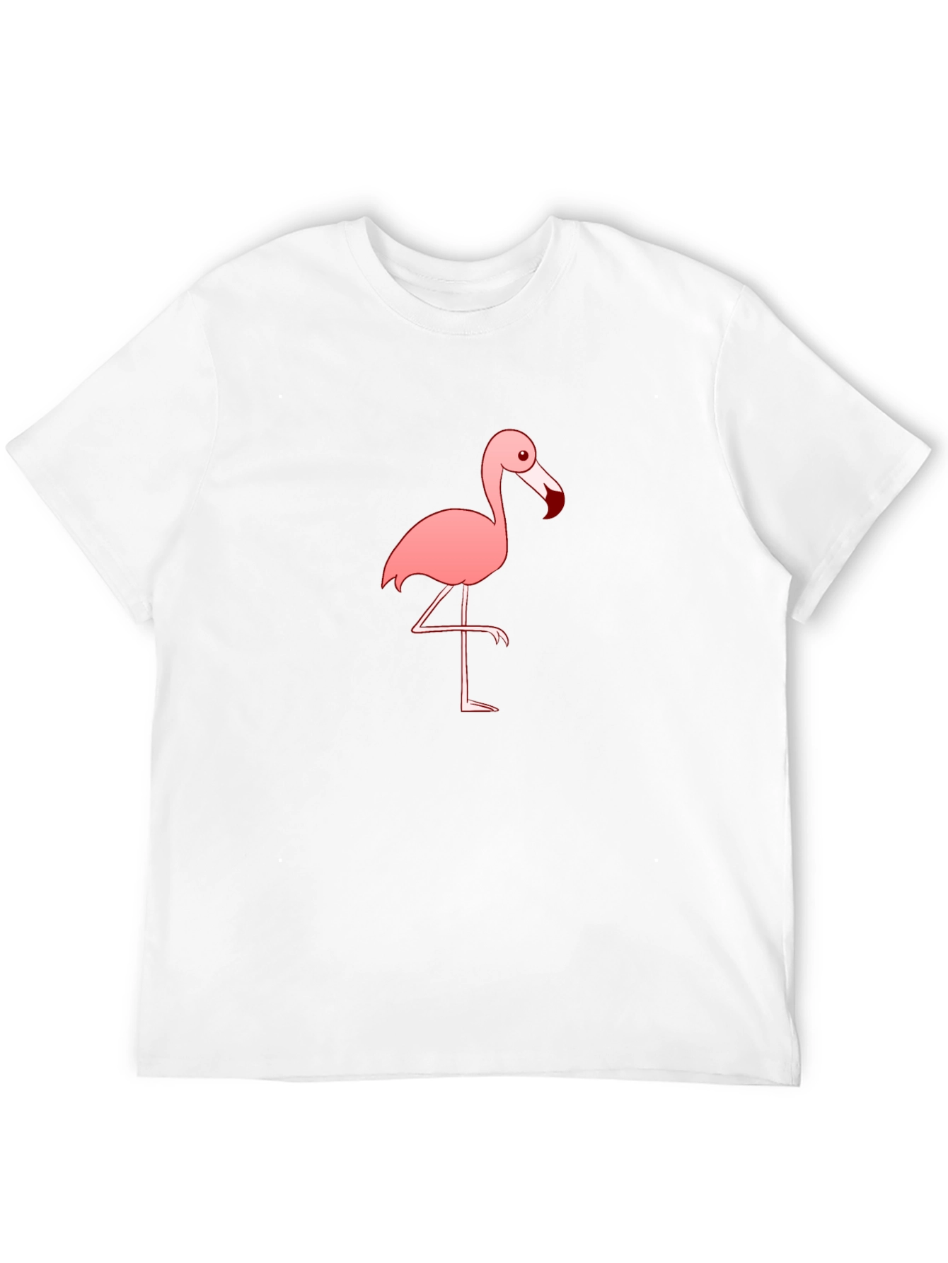 Flamingo Graphic Tee - Stylish Black T-Shirt