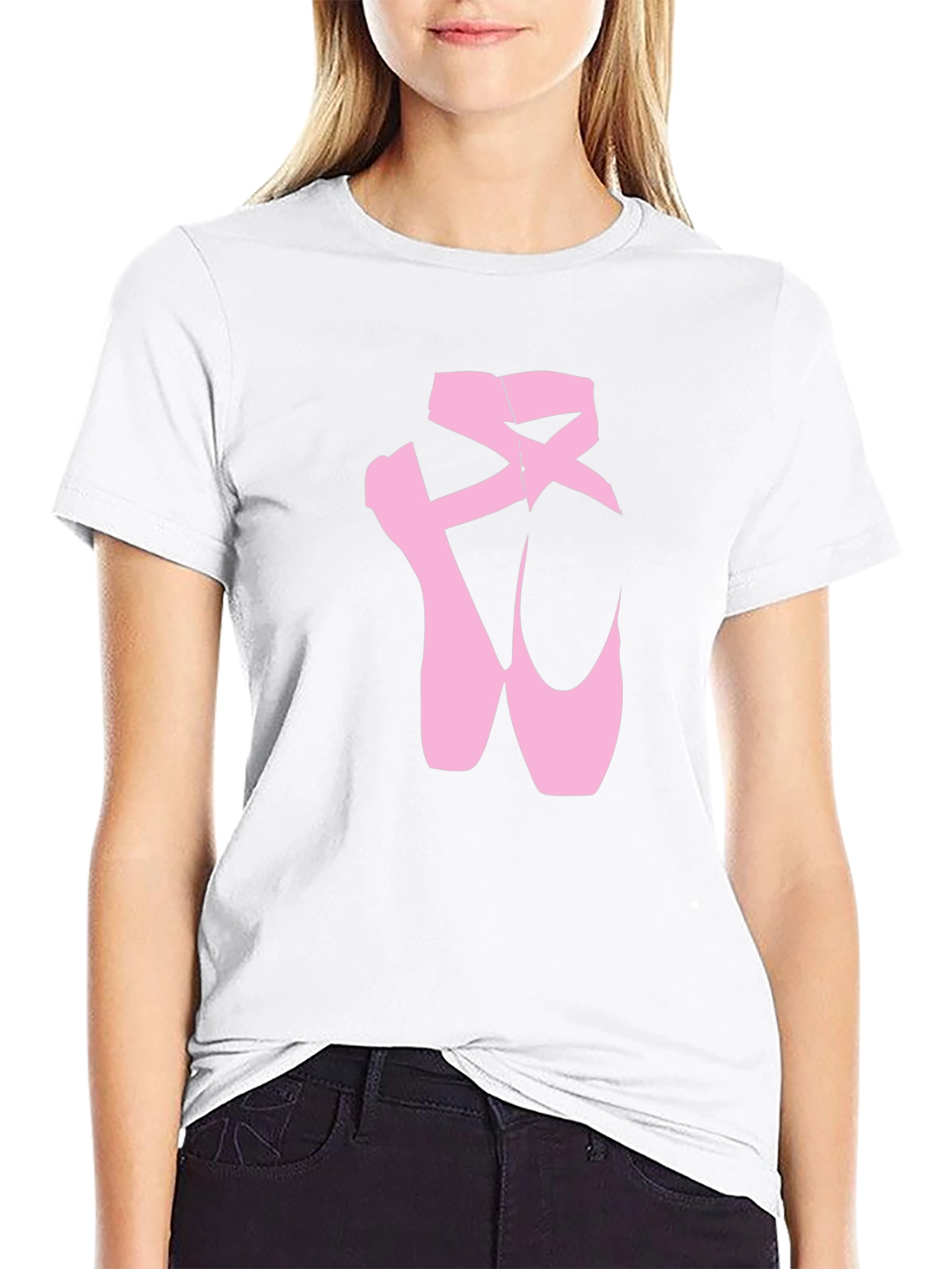 Ballet Shoes Graphic T-Shirt - Black