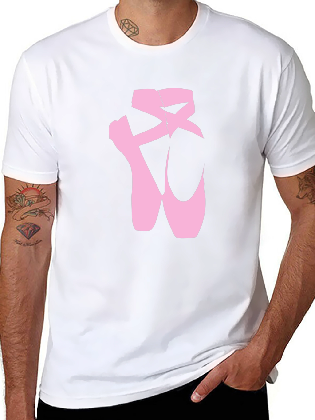Ballet Shoes Graphic T-Shirt - Black