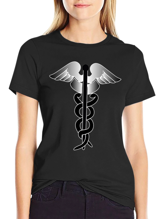 Caduceus T-Shirt - Medical Symbol Tee
