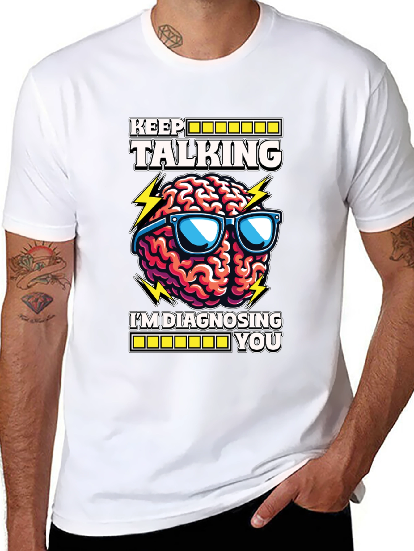 Keep Talking Brain Diagnosis T-Shirt