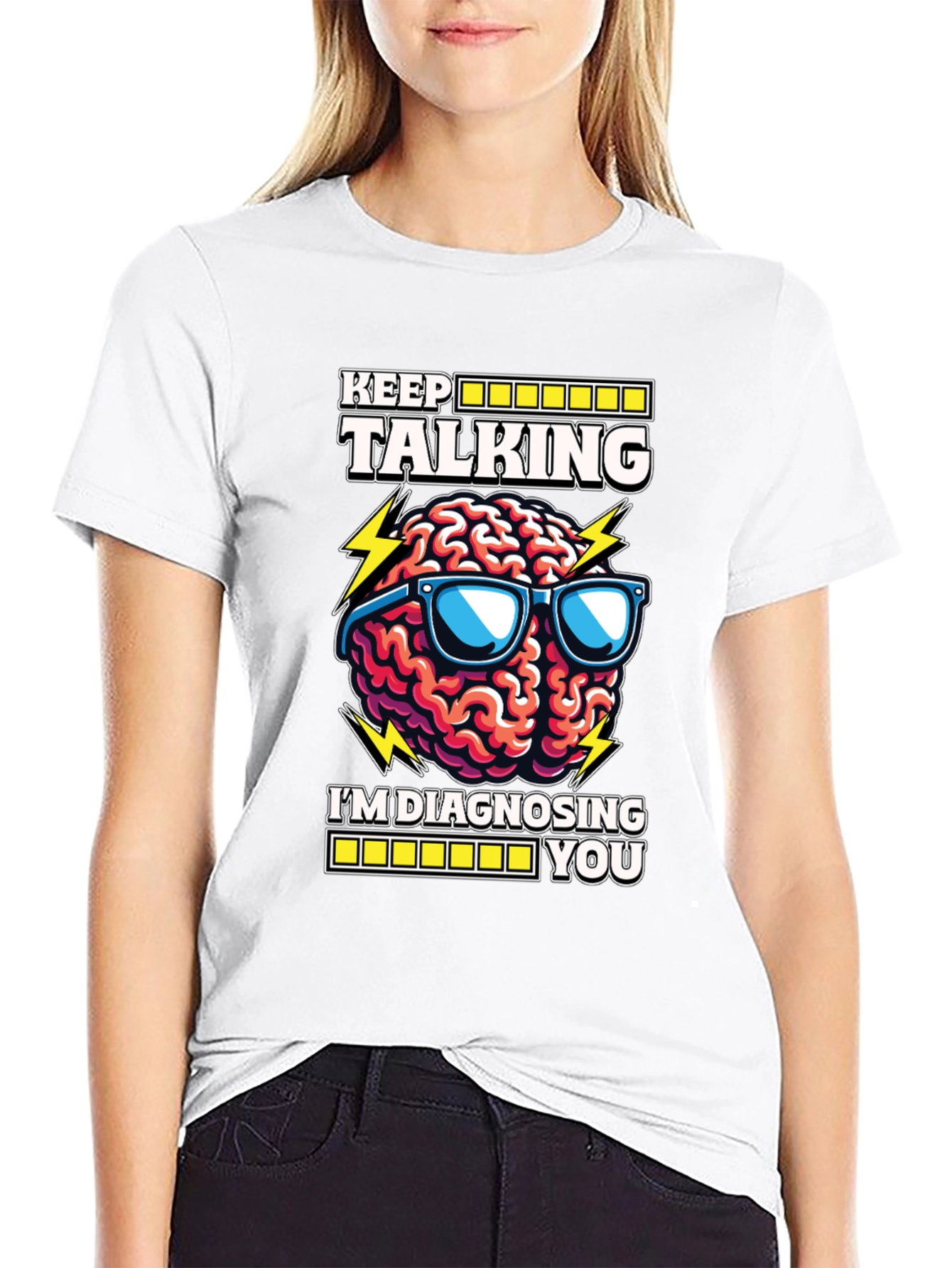Keep Talking Brain Diagnosis T-Shirt