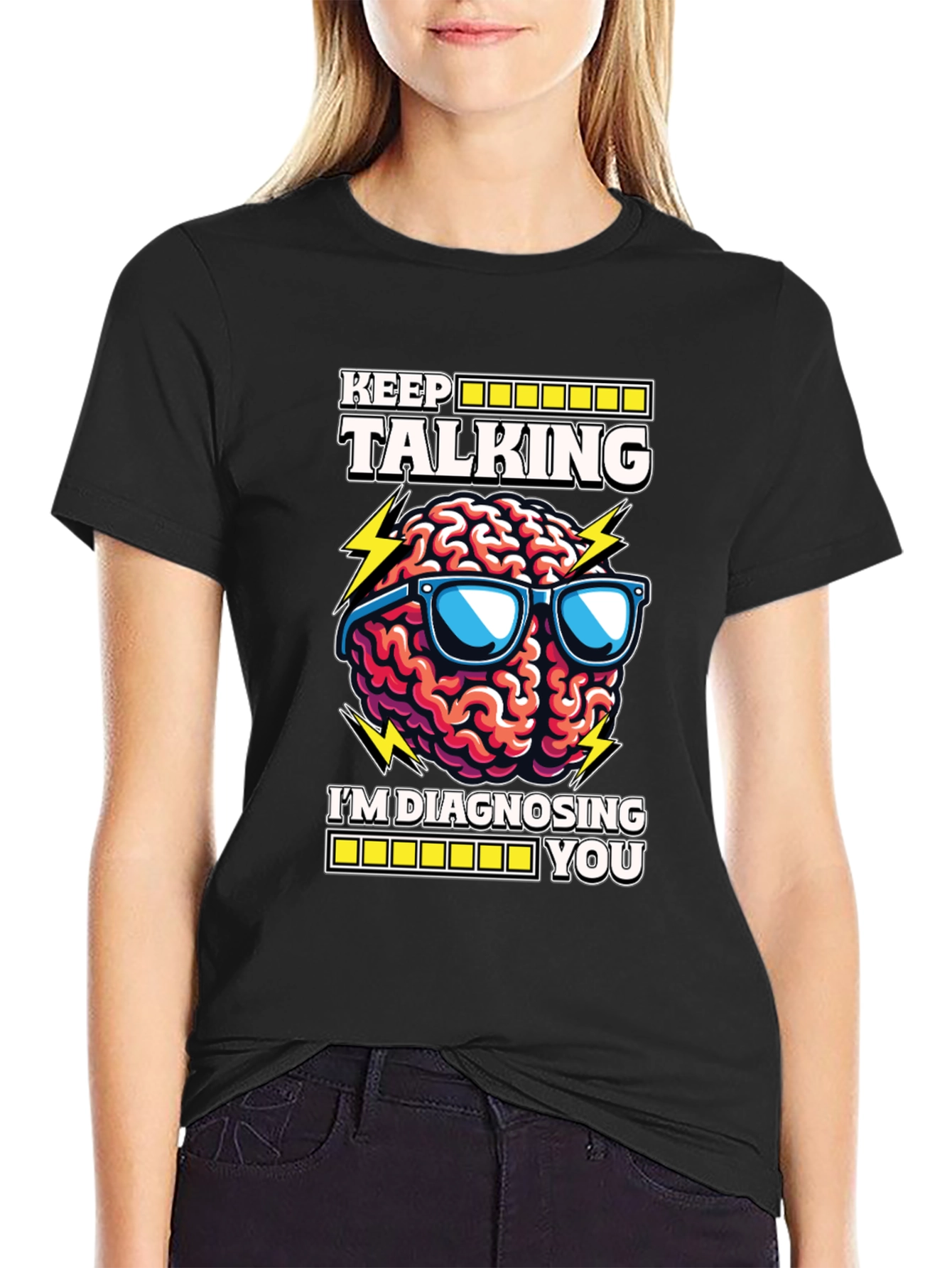 Keep Talking Brain Diagnosis T-Shirt