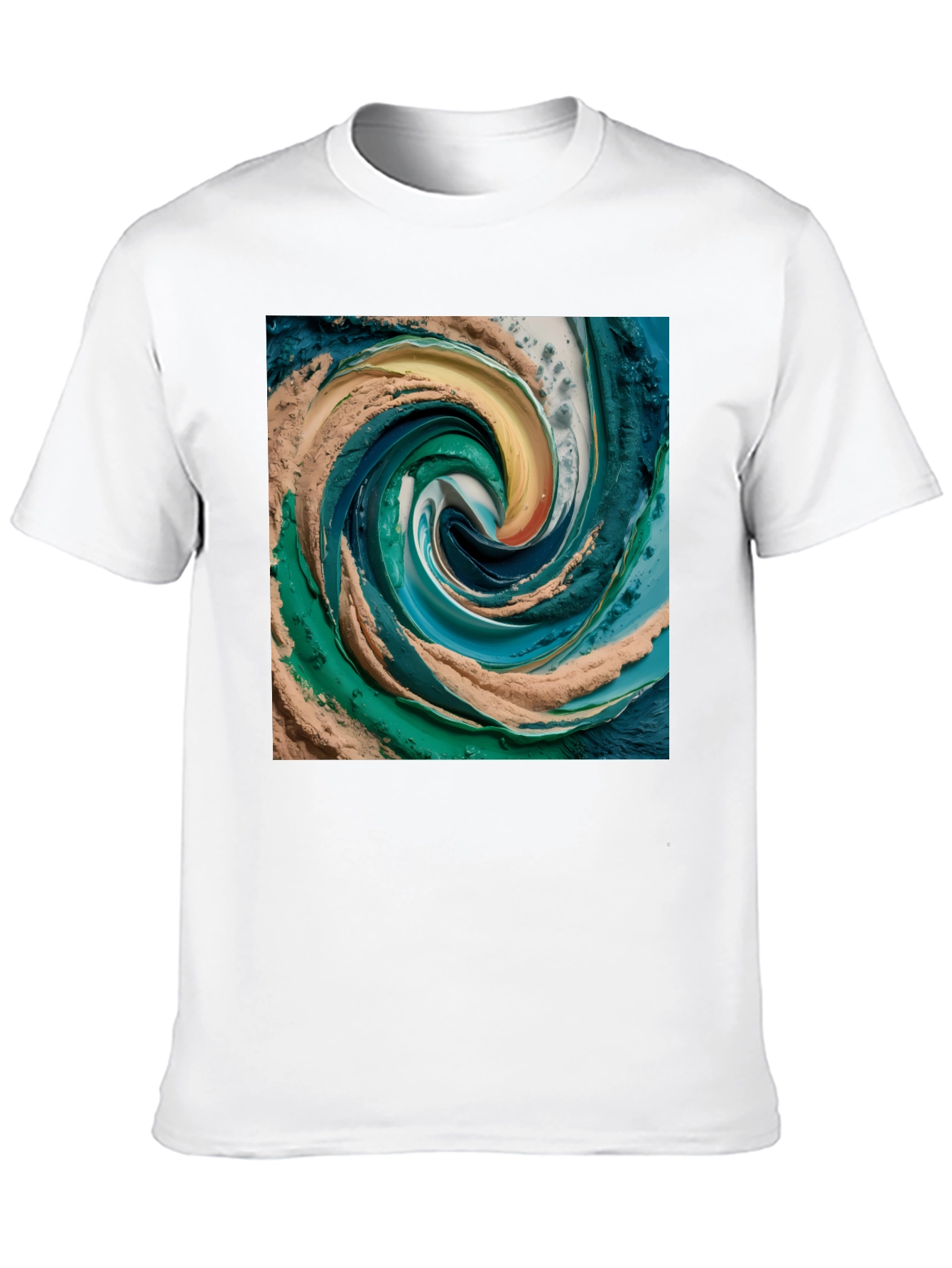 Abstract Swirl Tee - Unique Art Graphic Print