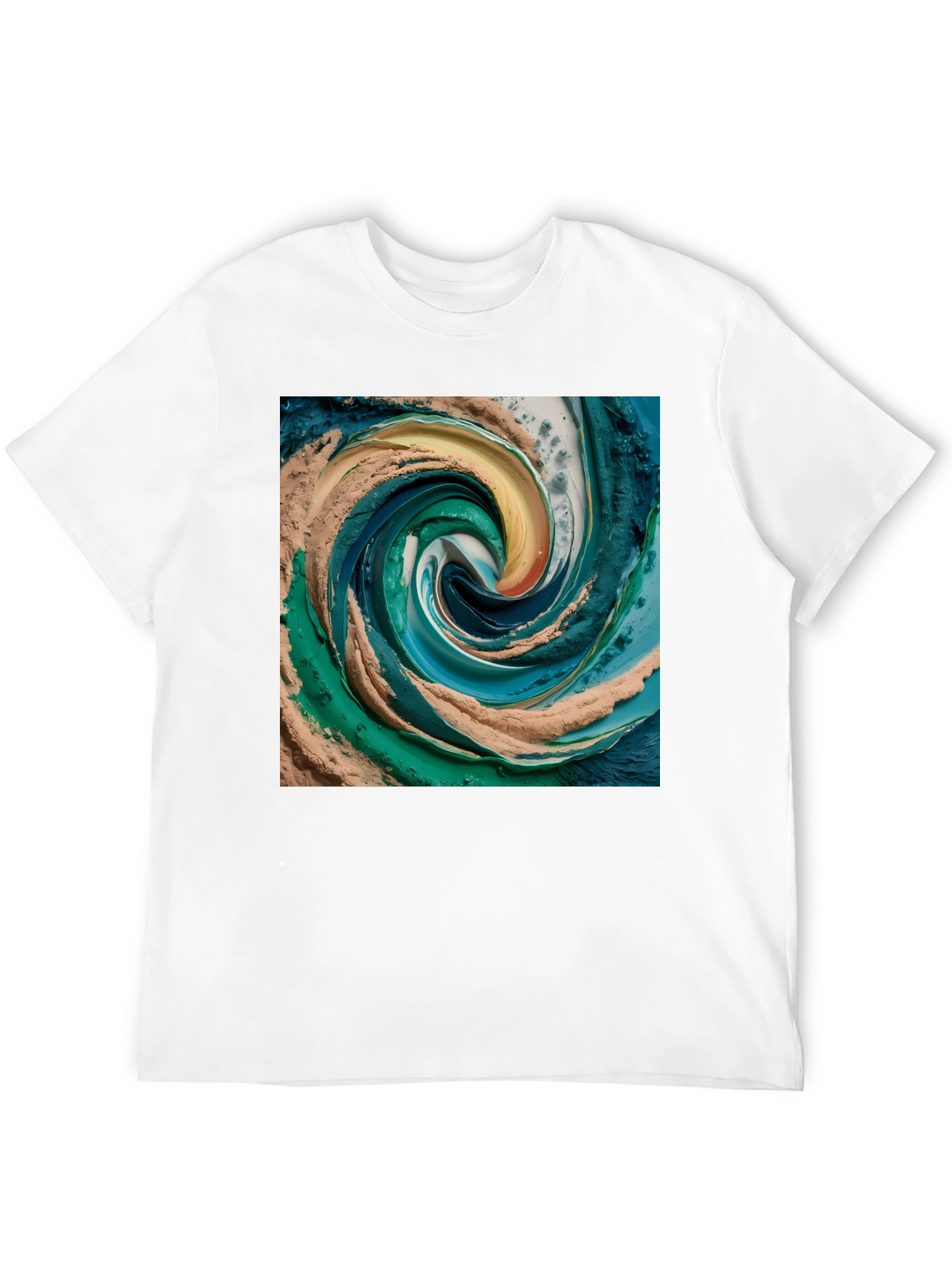 Abstract Swirl Tee - Unique Art Graphic Print