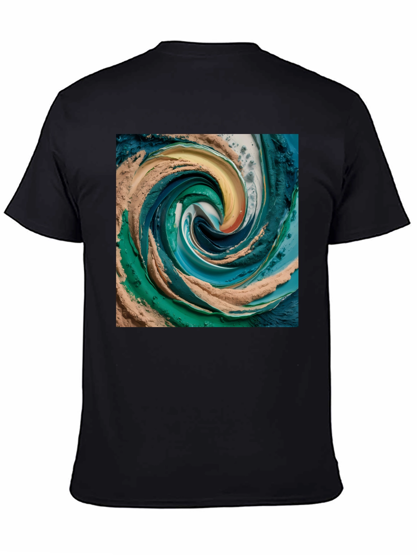Abstract Swirl Tee - Unique Art Graphic Print