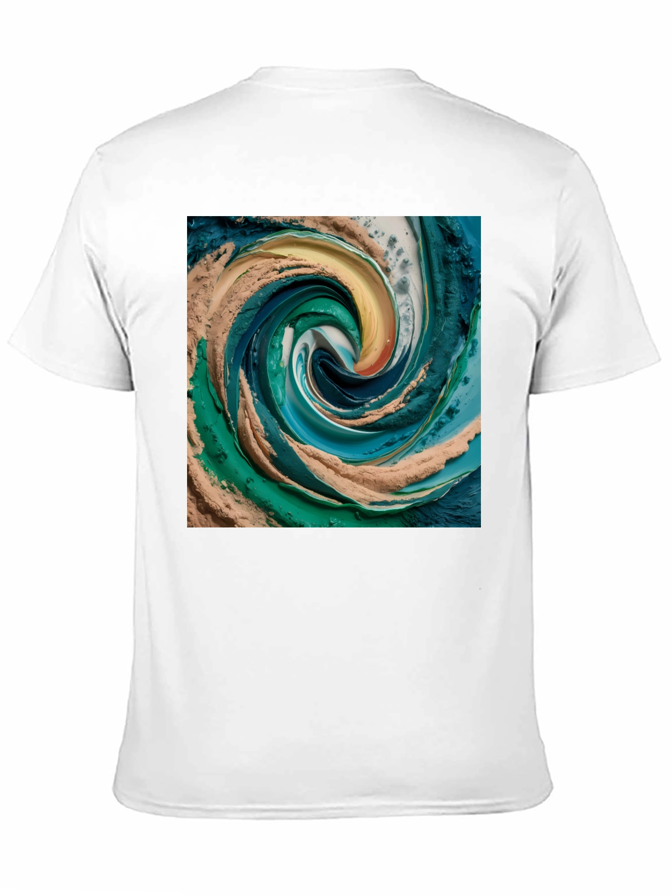 Abstract Swirl Tee - Unique Art Graphic Print