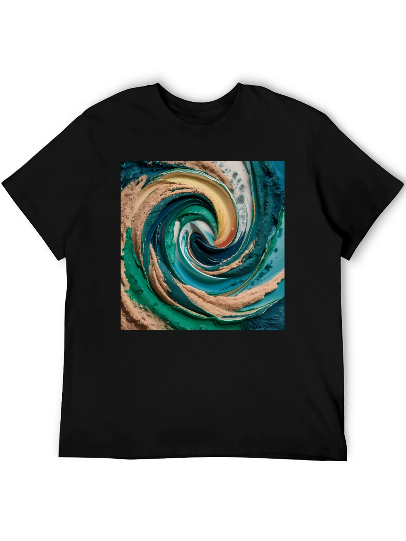 Abstract Swirl Tee - Unique Art Graphic Print