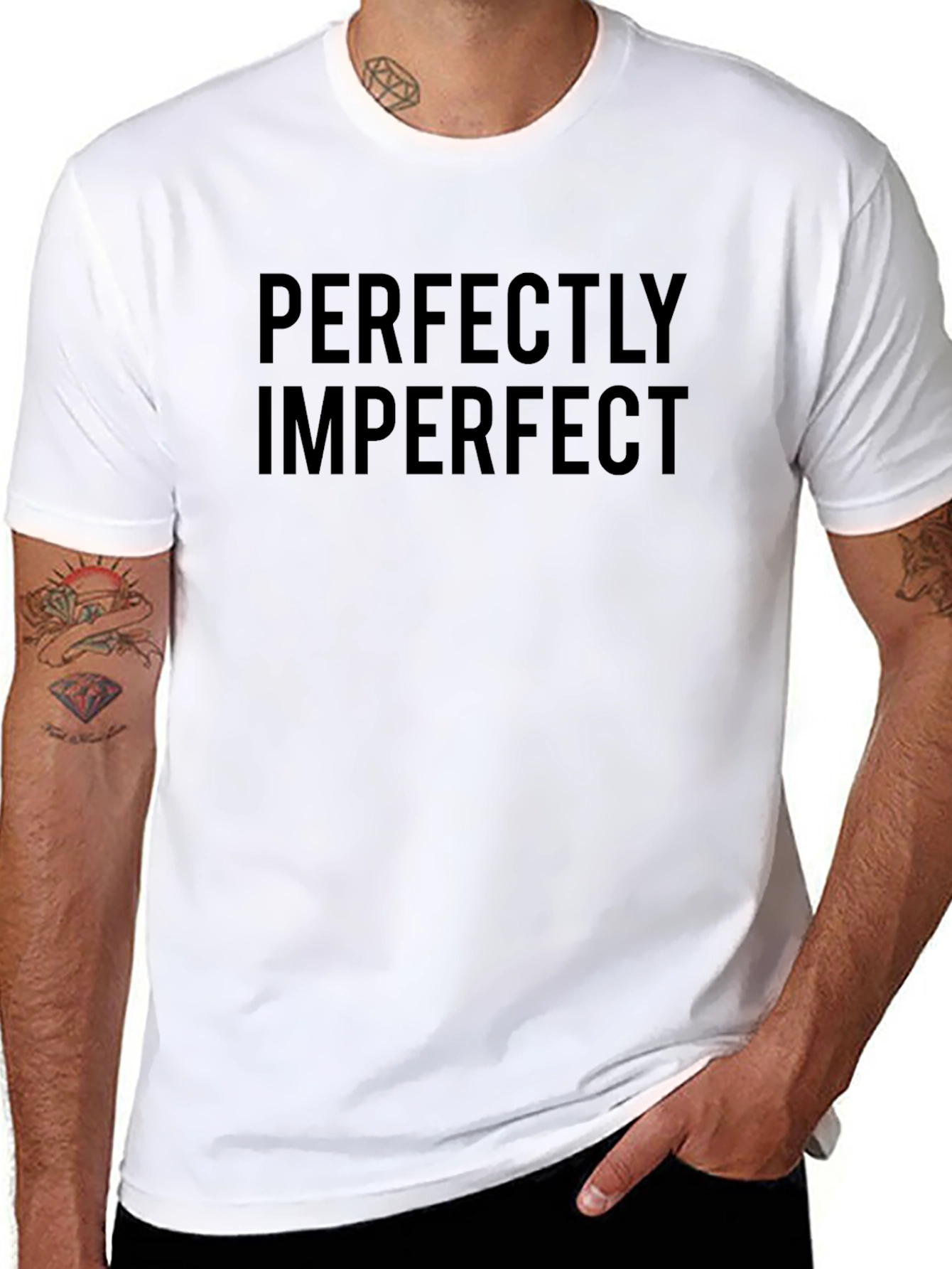 Perfectly Imperfect Black T-Shirt