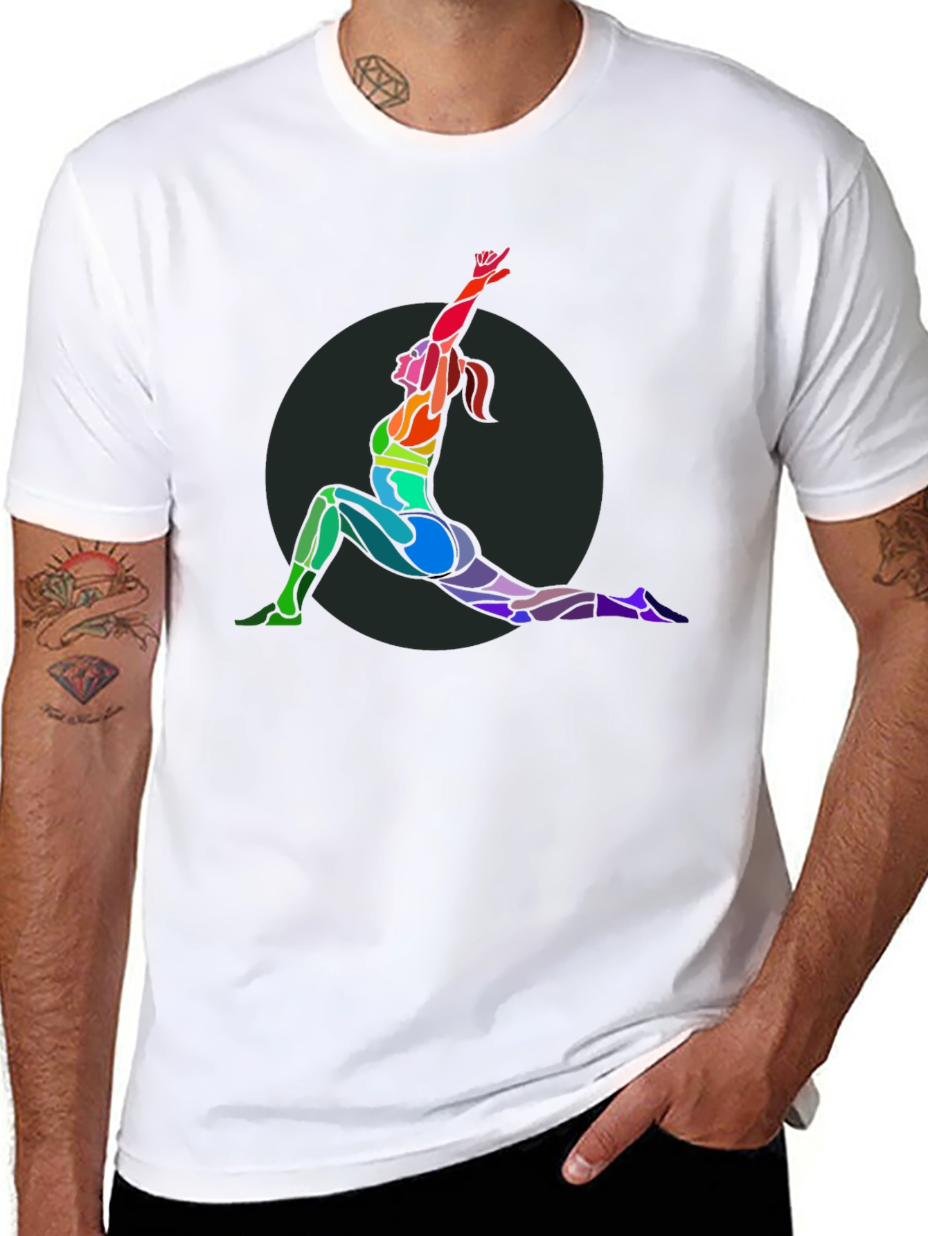 Yoga Pose Graphic Tee