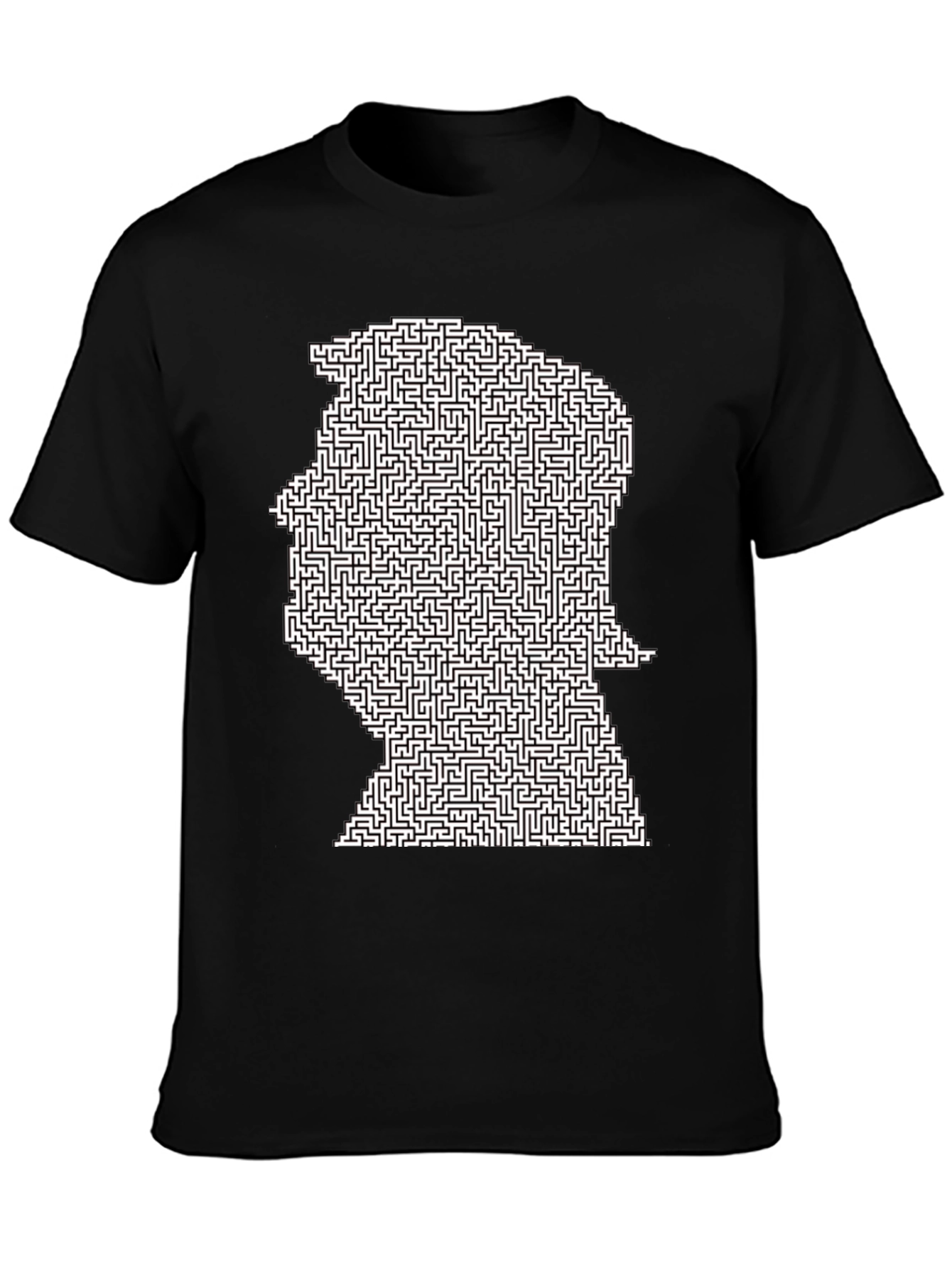 Trump Maze Graphic T-Shirt - Black