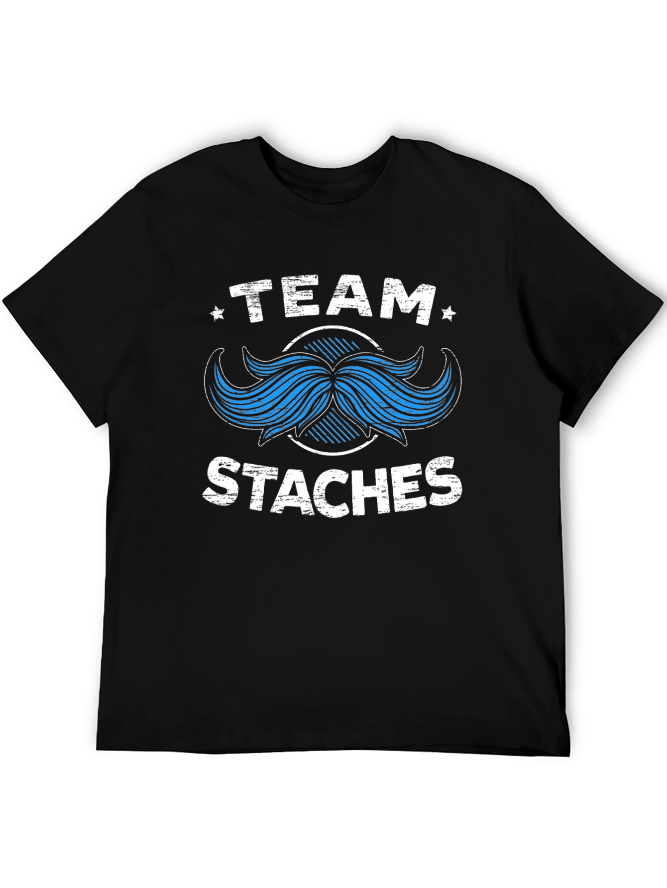 Team Staches Graphic T-Shirt - Mustache Pride Tee