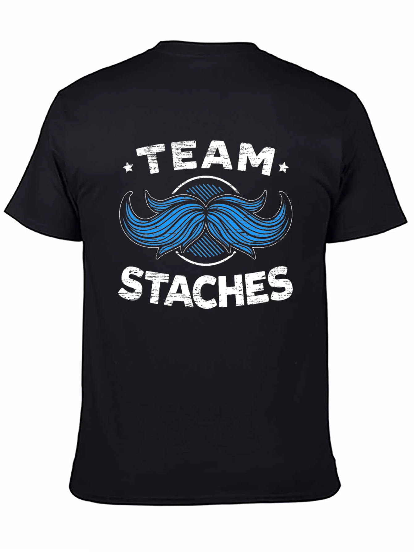 Team Staches Graphic T-Shirt - Mustache Pride Tee