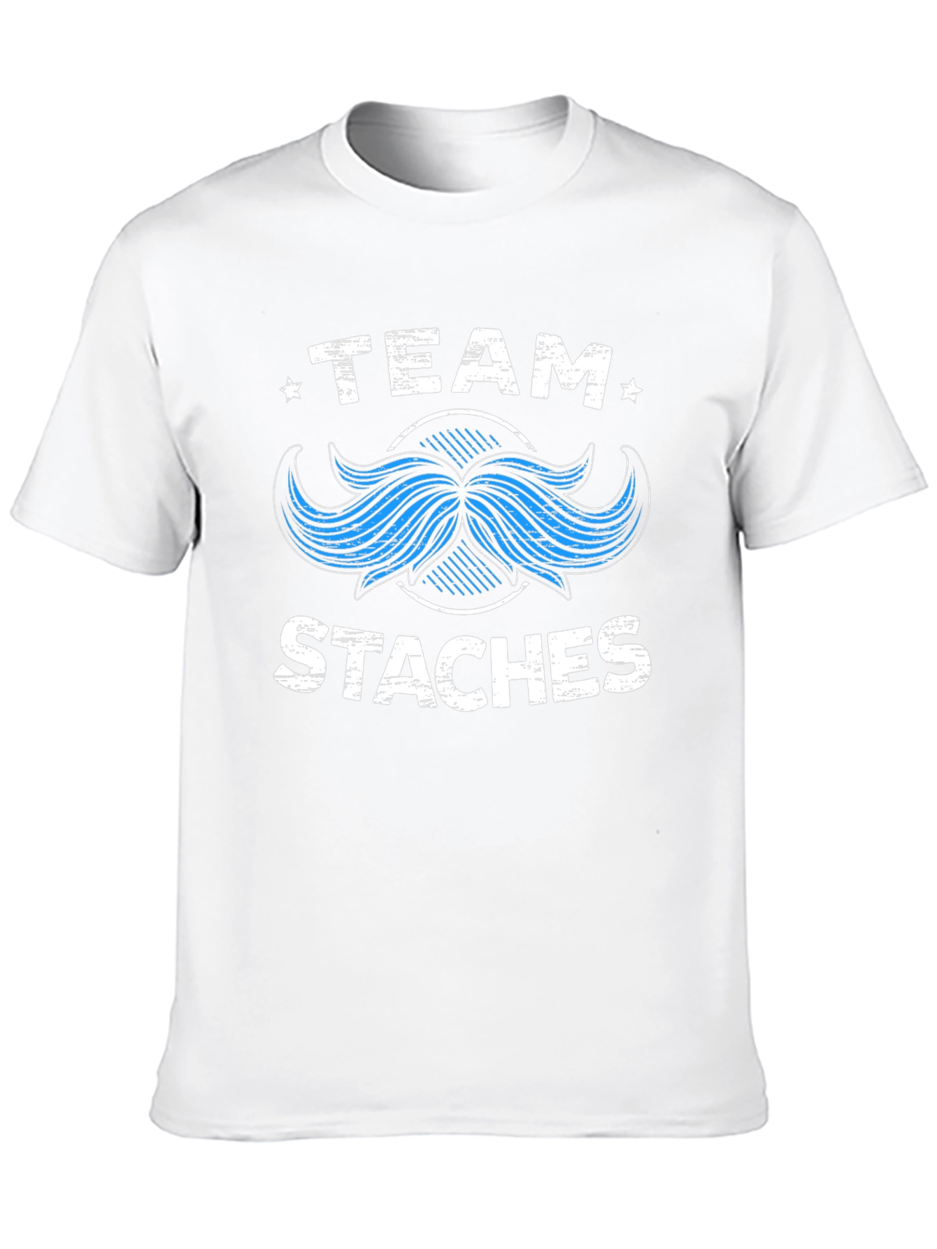 Team Staches Graphic T-Shirt - Mustache Pride Tee