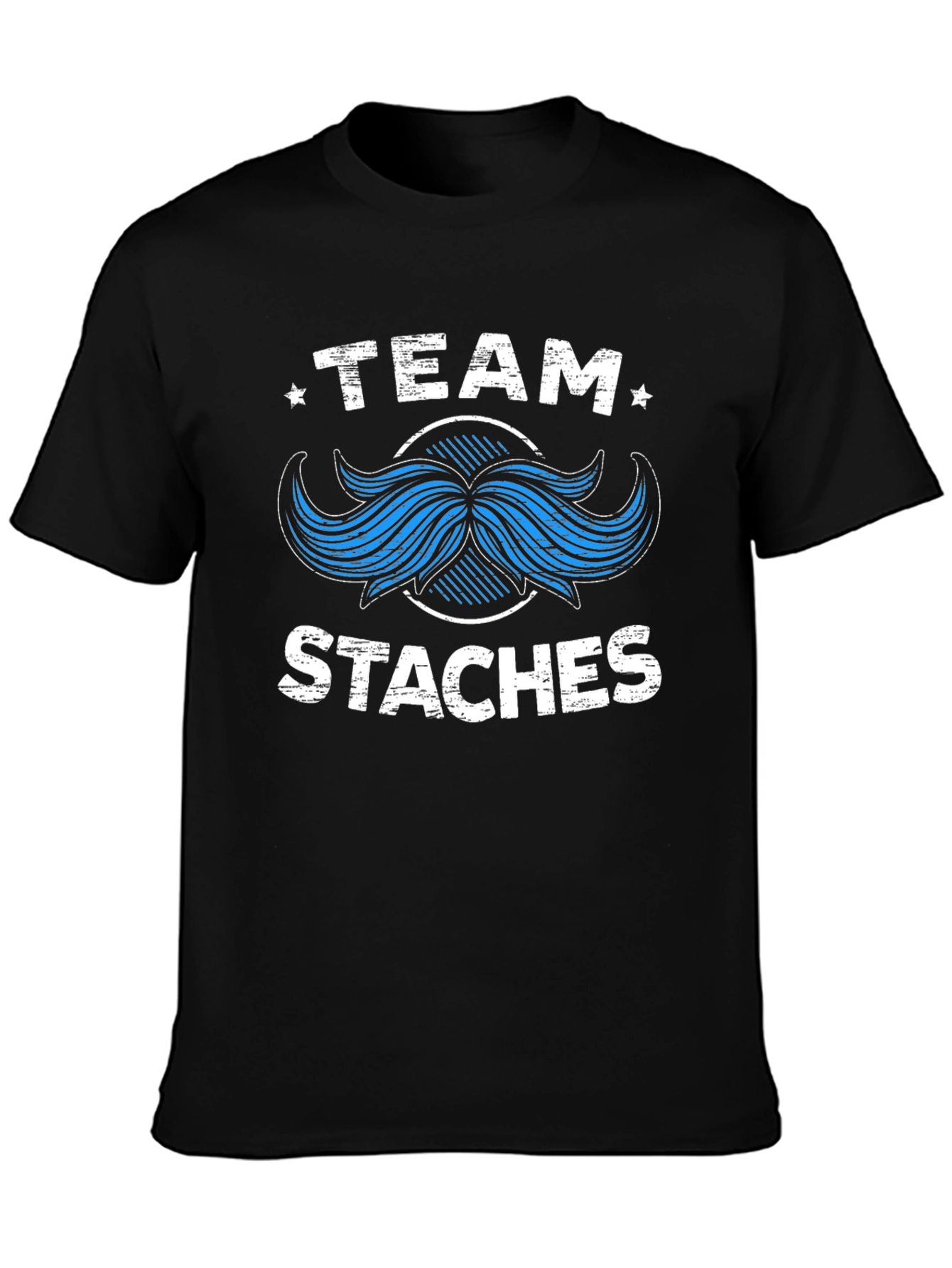 Team Staches Graphic T-Shirt - Mustache Pride Tee