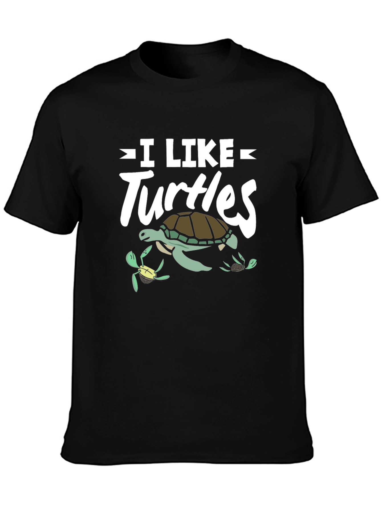 I Like Turtles T-Shirt Sea Turtle Graphic Tee