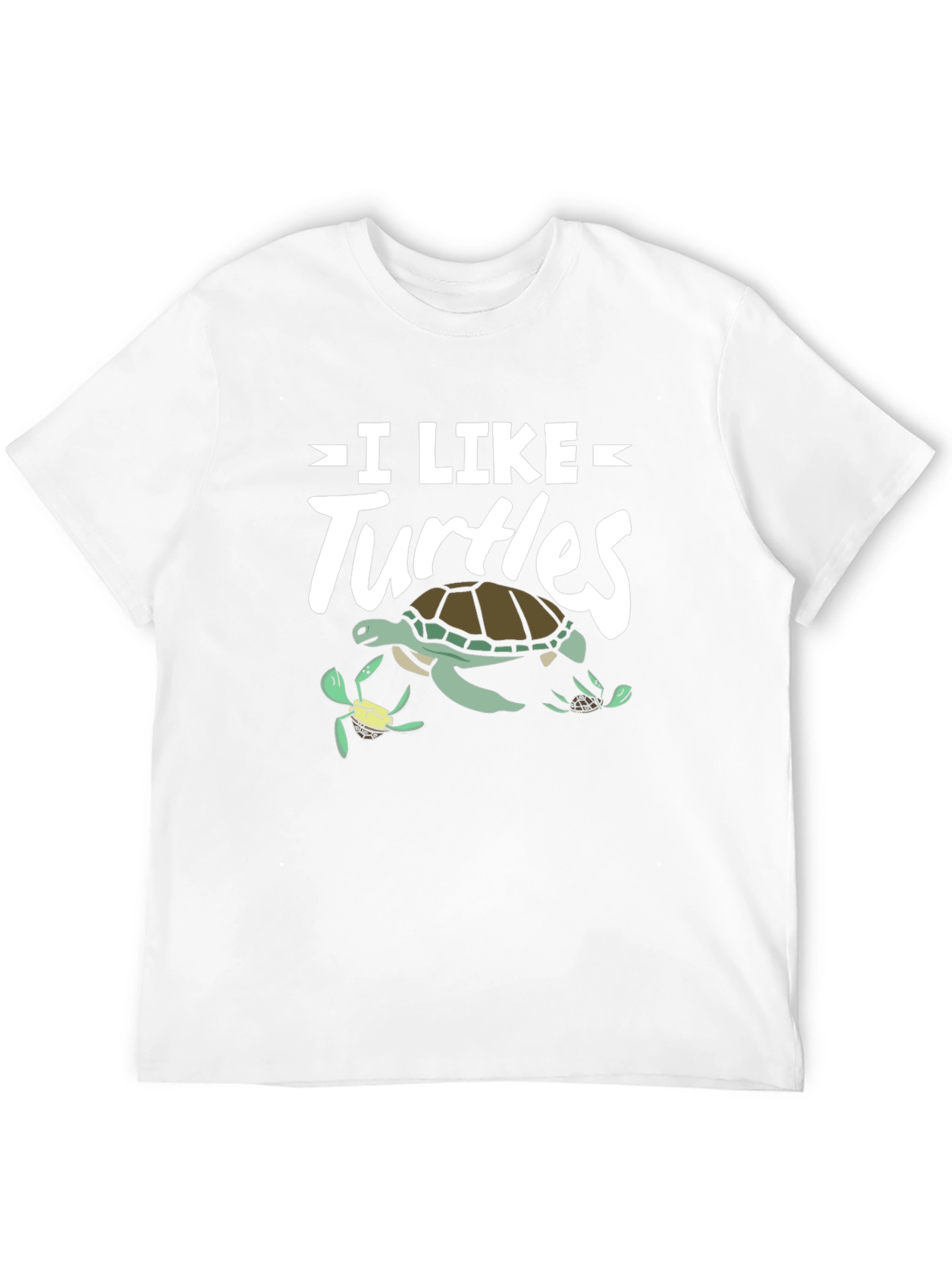 I Like Turtles T-Shirt Sea Turtle Graphic Tee