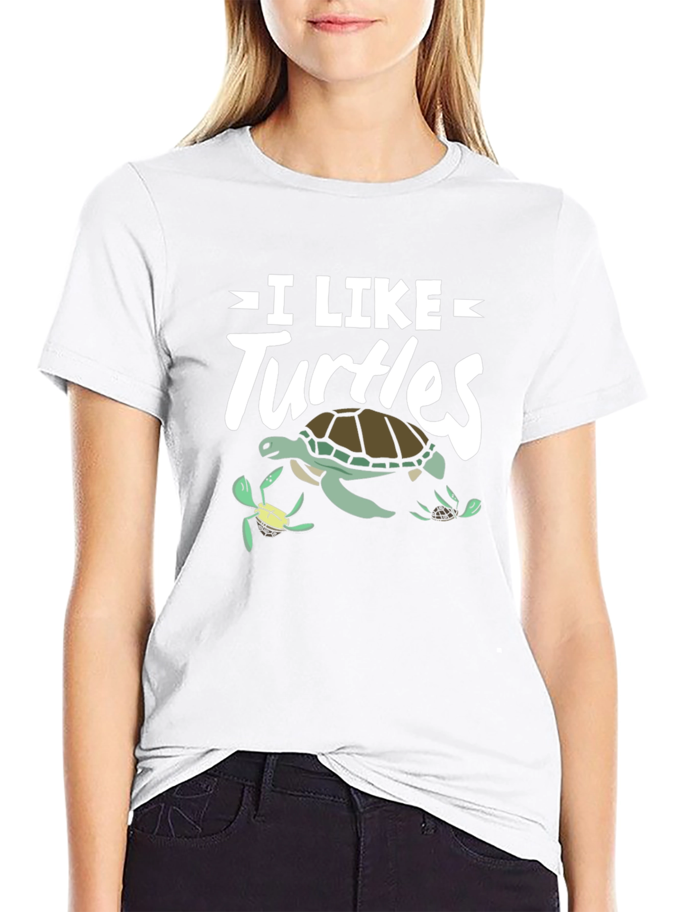 I Like Turtles T-Shirt Sea Turtle Graphic Tee
