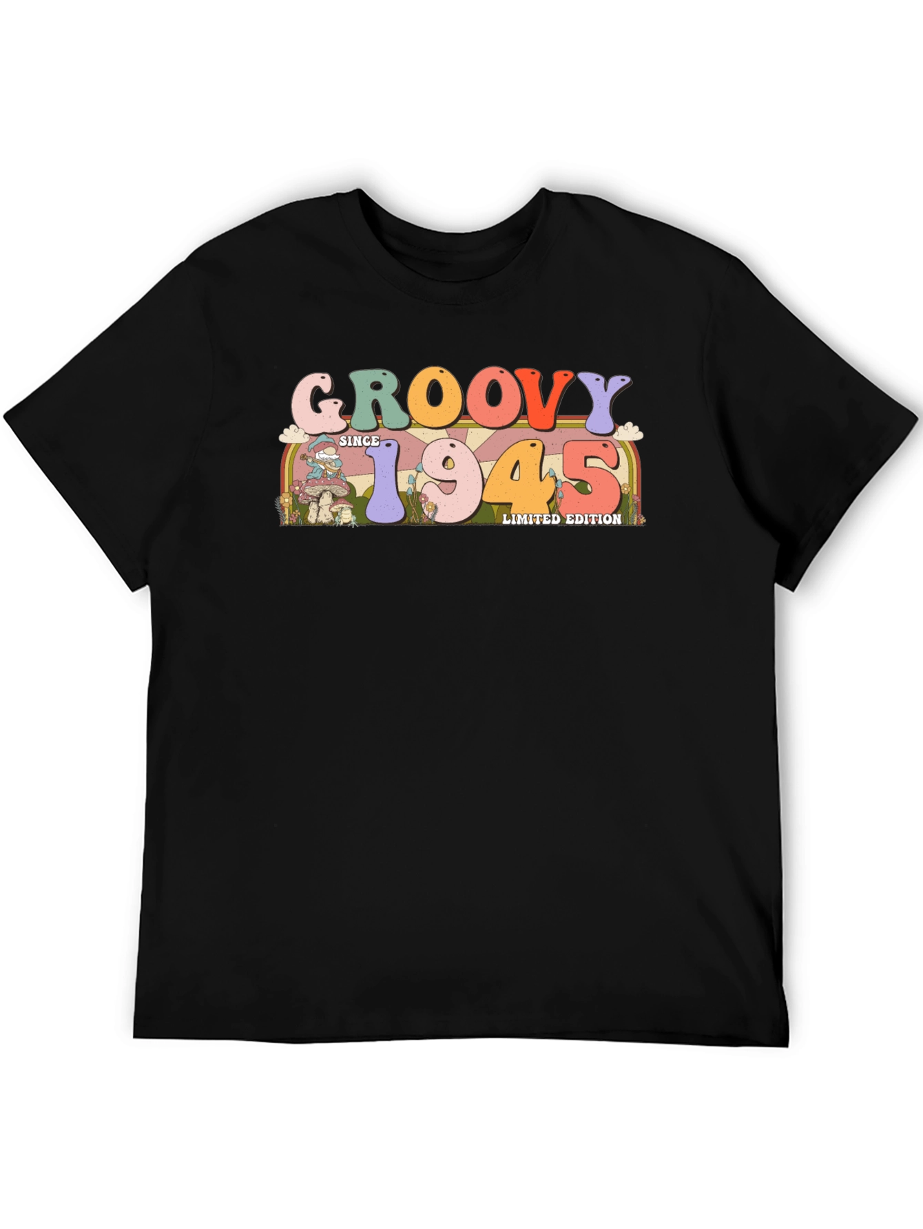Groovy Since 1945 Limited Edition Black T-Shirt