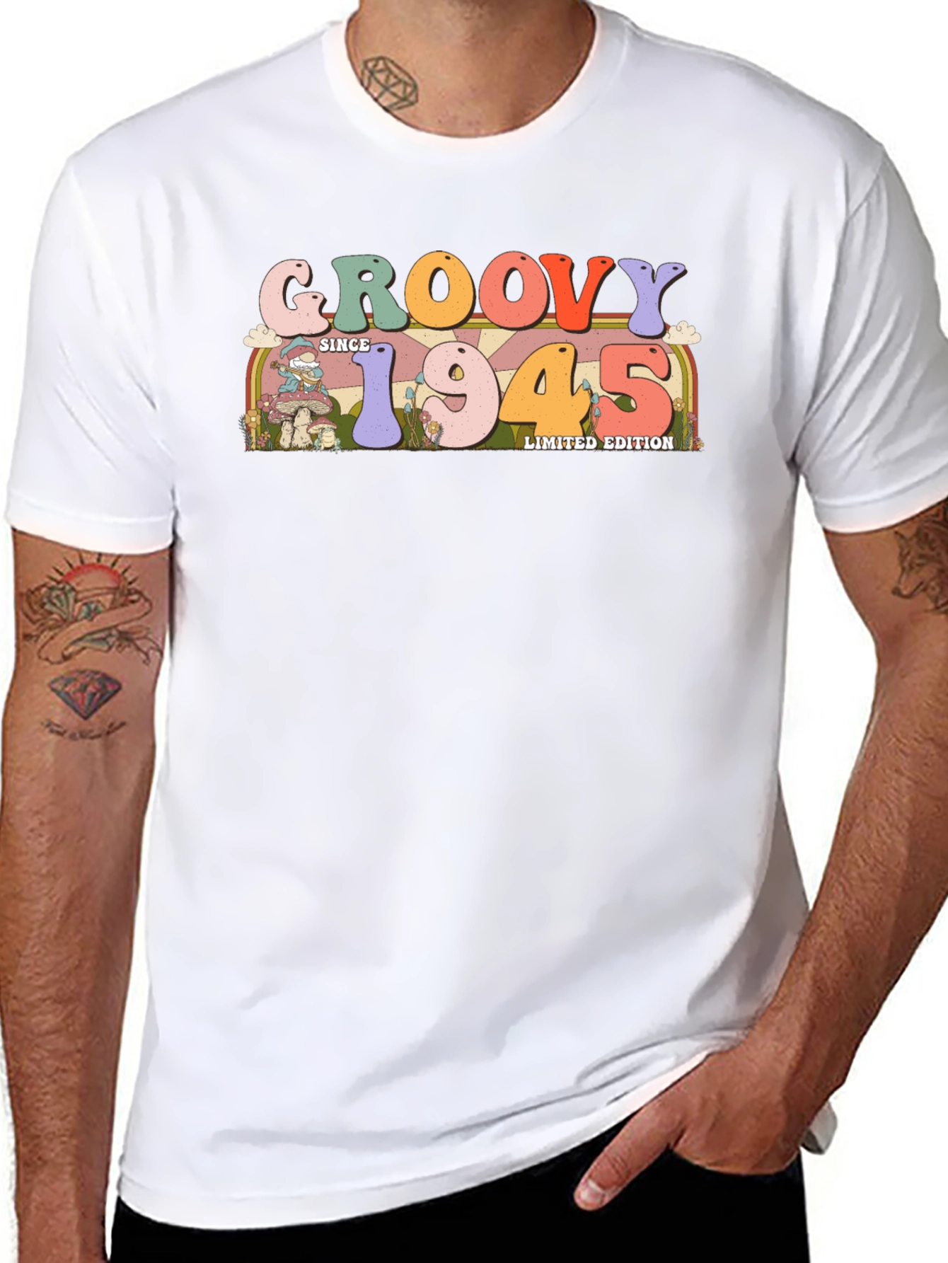 Groovy Since 1945 Limited Edition Black T-Shirt
