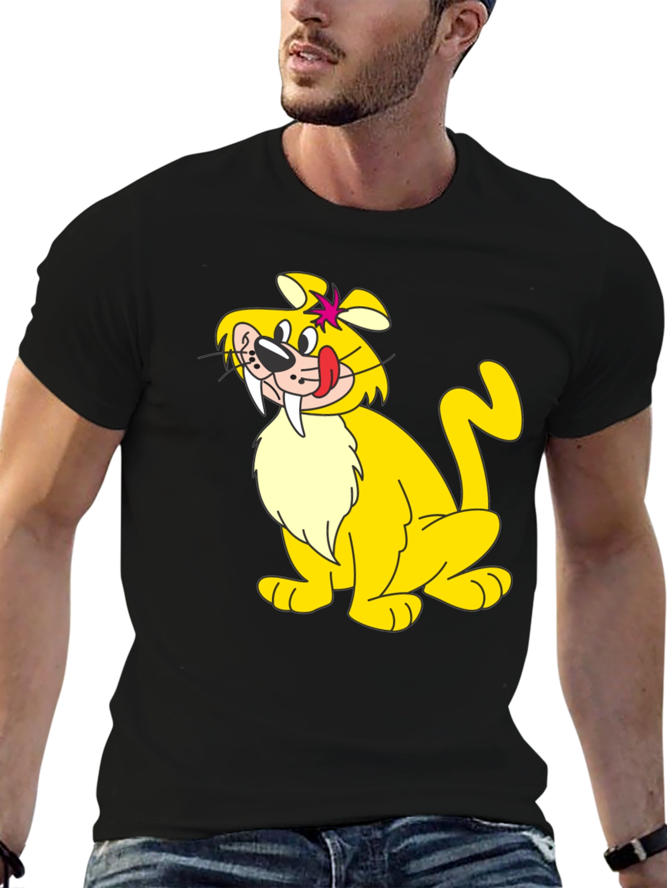 Tundra Cartoon T-Shirt - Black
