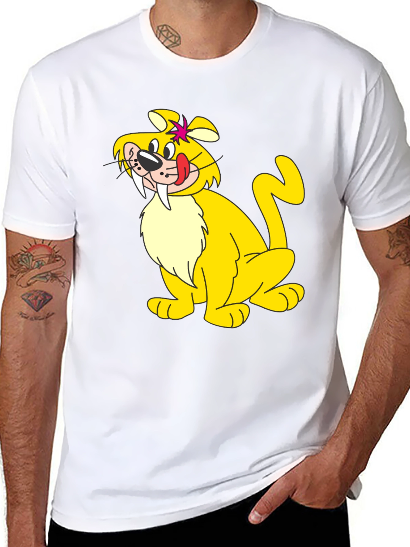 Tundra Cartoon T-Shirt - Black