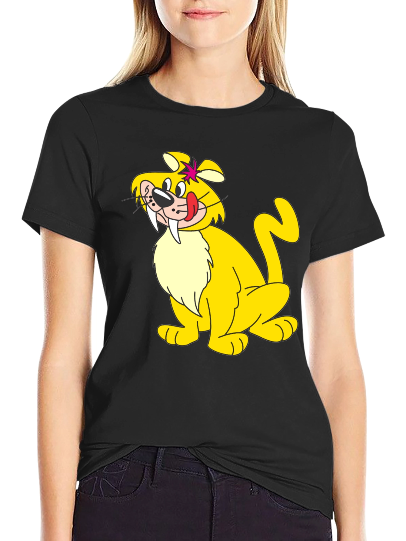 Tundra Cartoon T-Shirt - Black