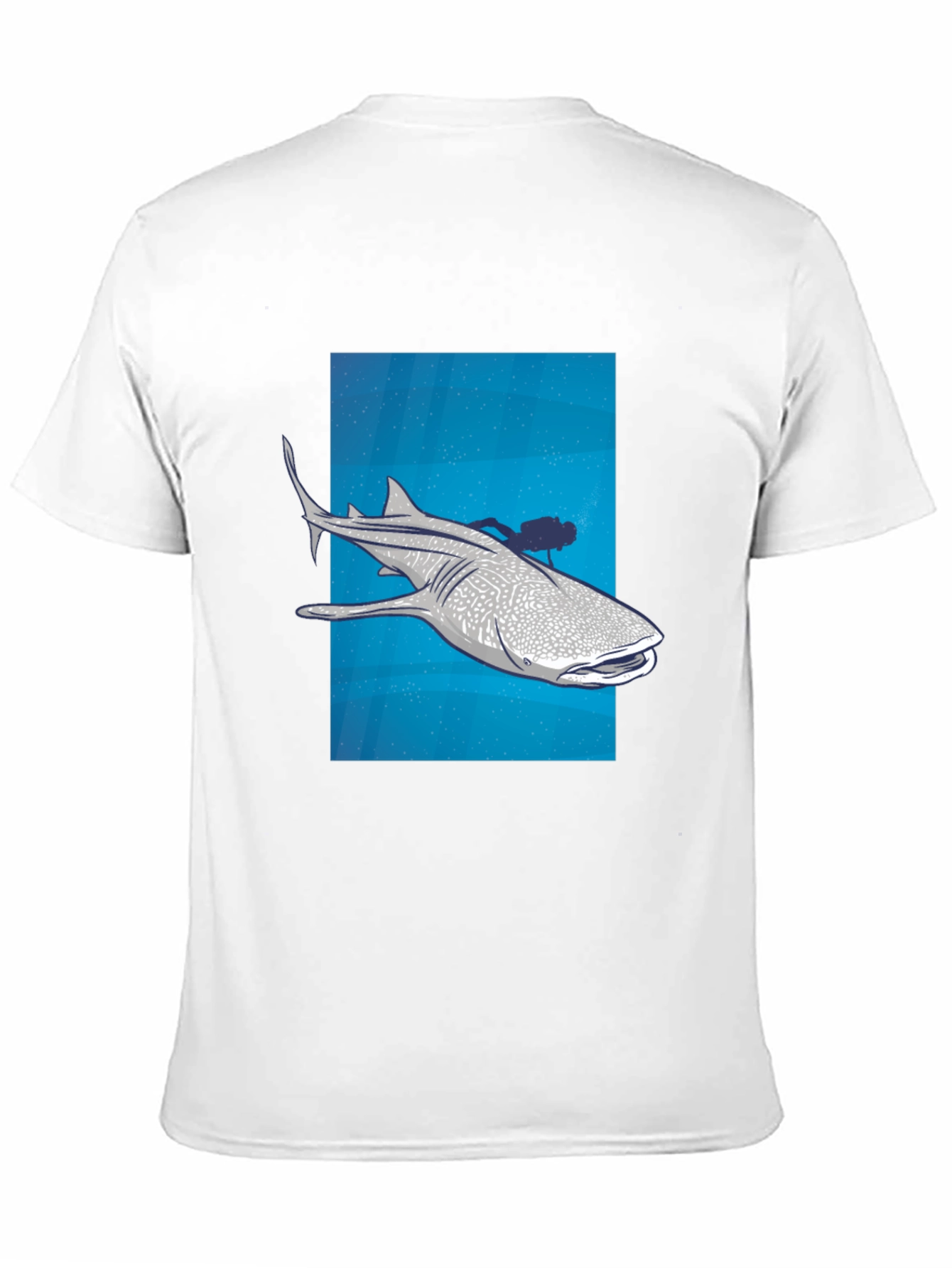 Whale Shark Scuba Diver Graphic Tee