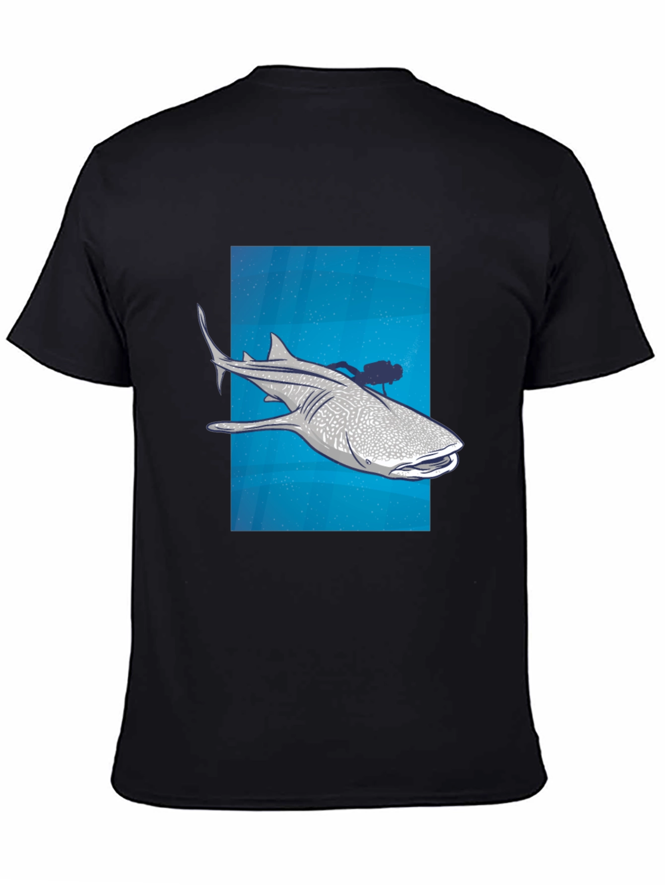 Whale Shark Scuba Diver Graphic Tee