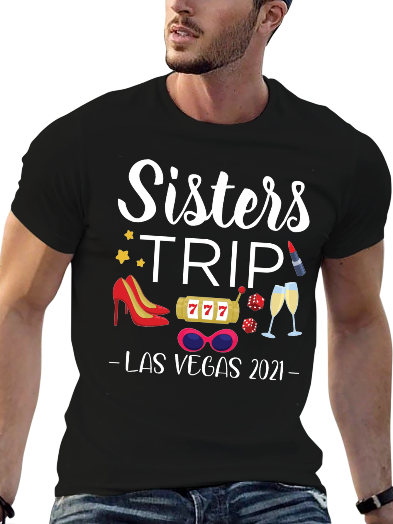 Sisters Trip Las Vegas 2021 Graphic T-Shirt