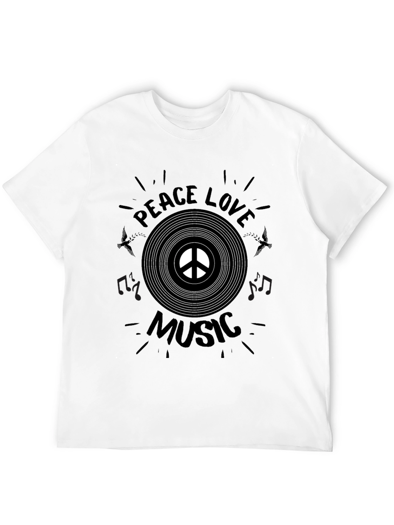 Peace Love Music Graphic Tee