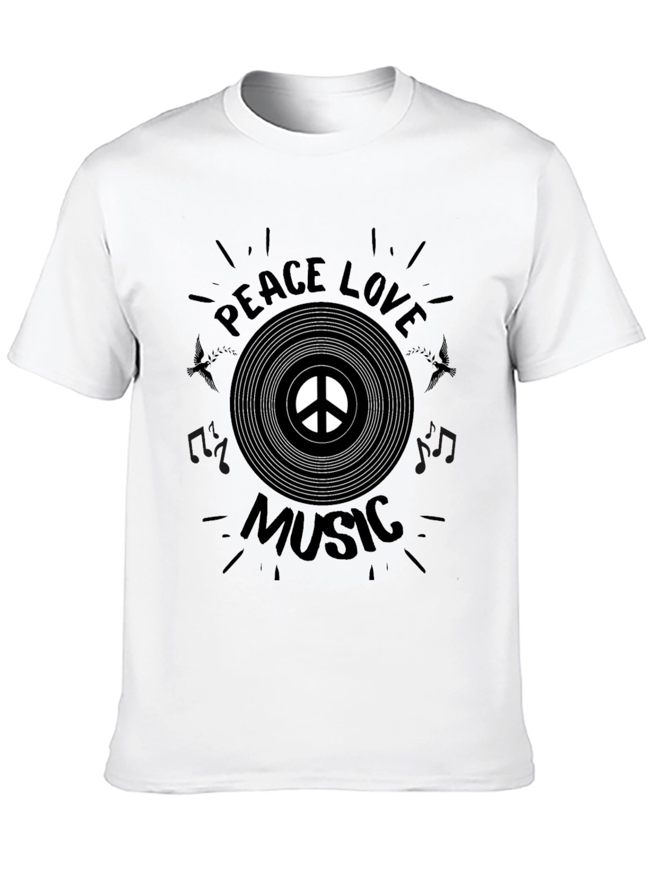 Peace Love Music Graphic Tee