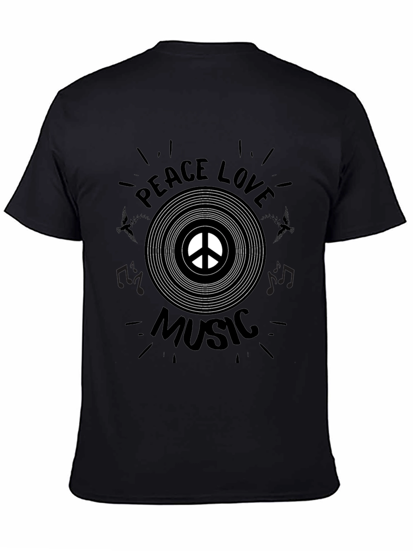 Peace Love Music Graphic Tee