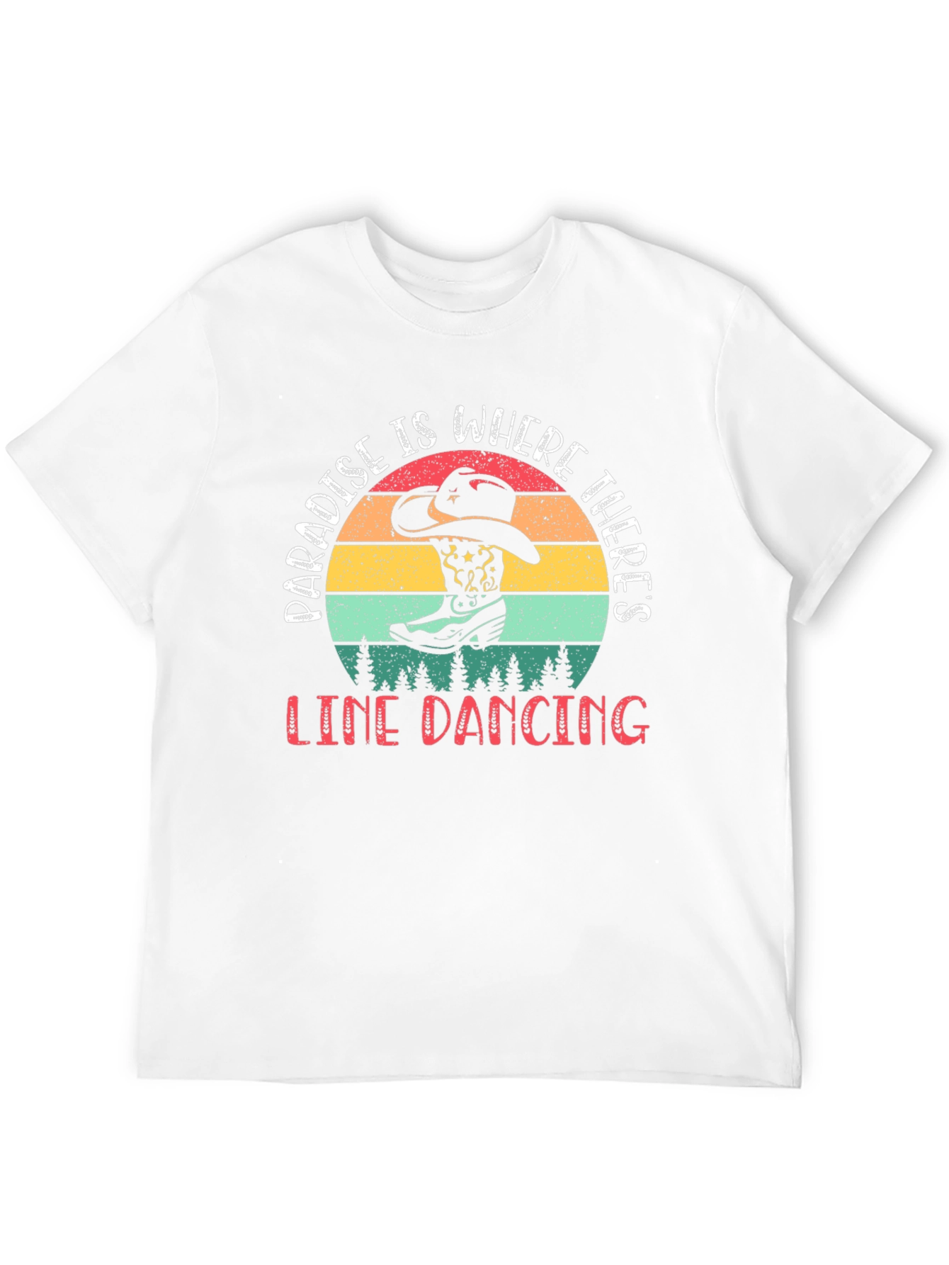 Paradise Line Dancing Graphic Tee