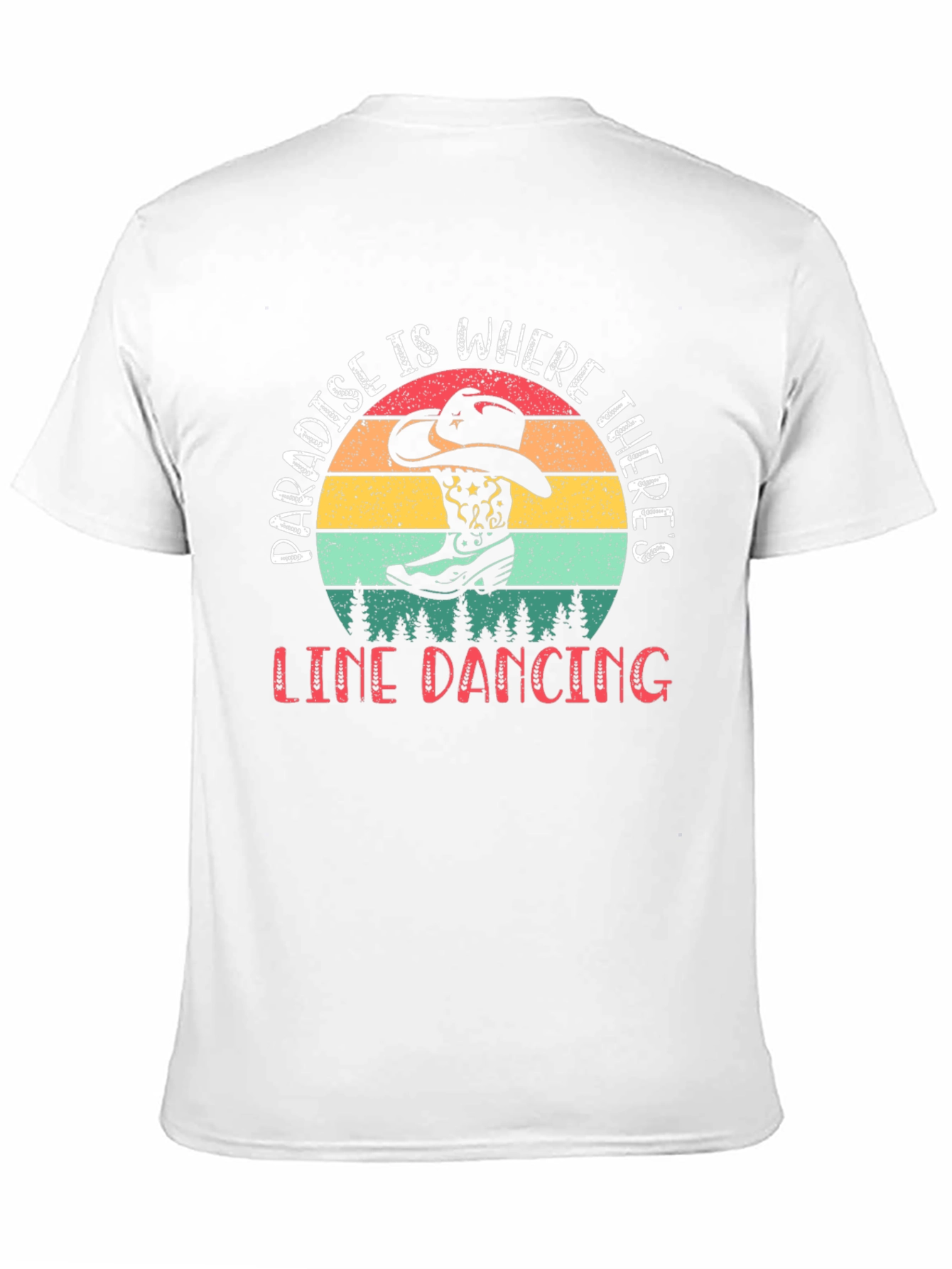 Paradise Line Dancing Graphic Tee