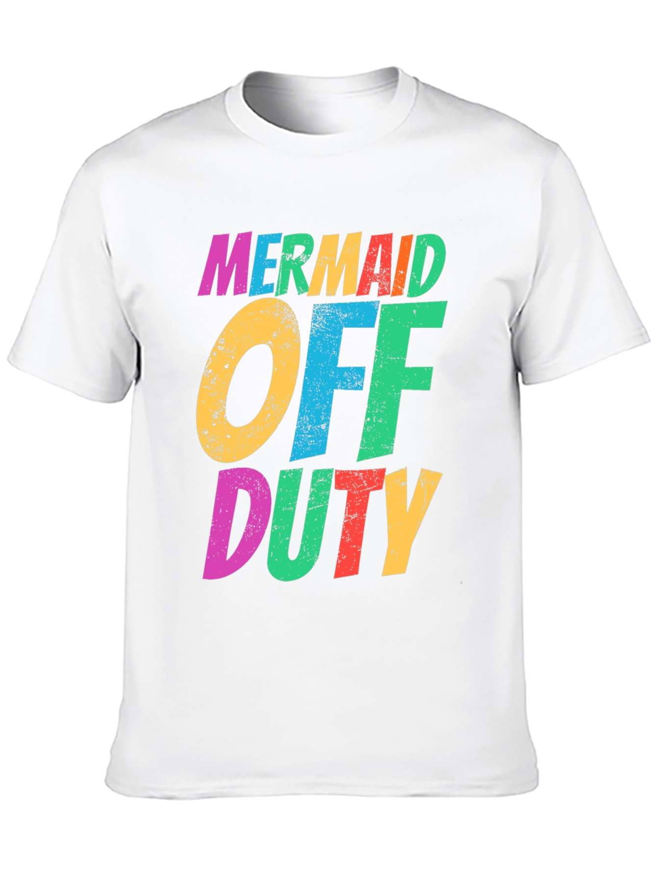 Mermaid Off Duty Graphic T-Shirt - Fun Vacation Apparel