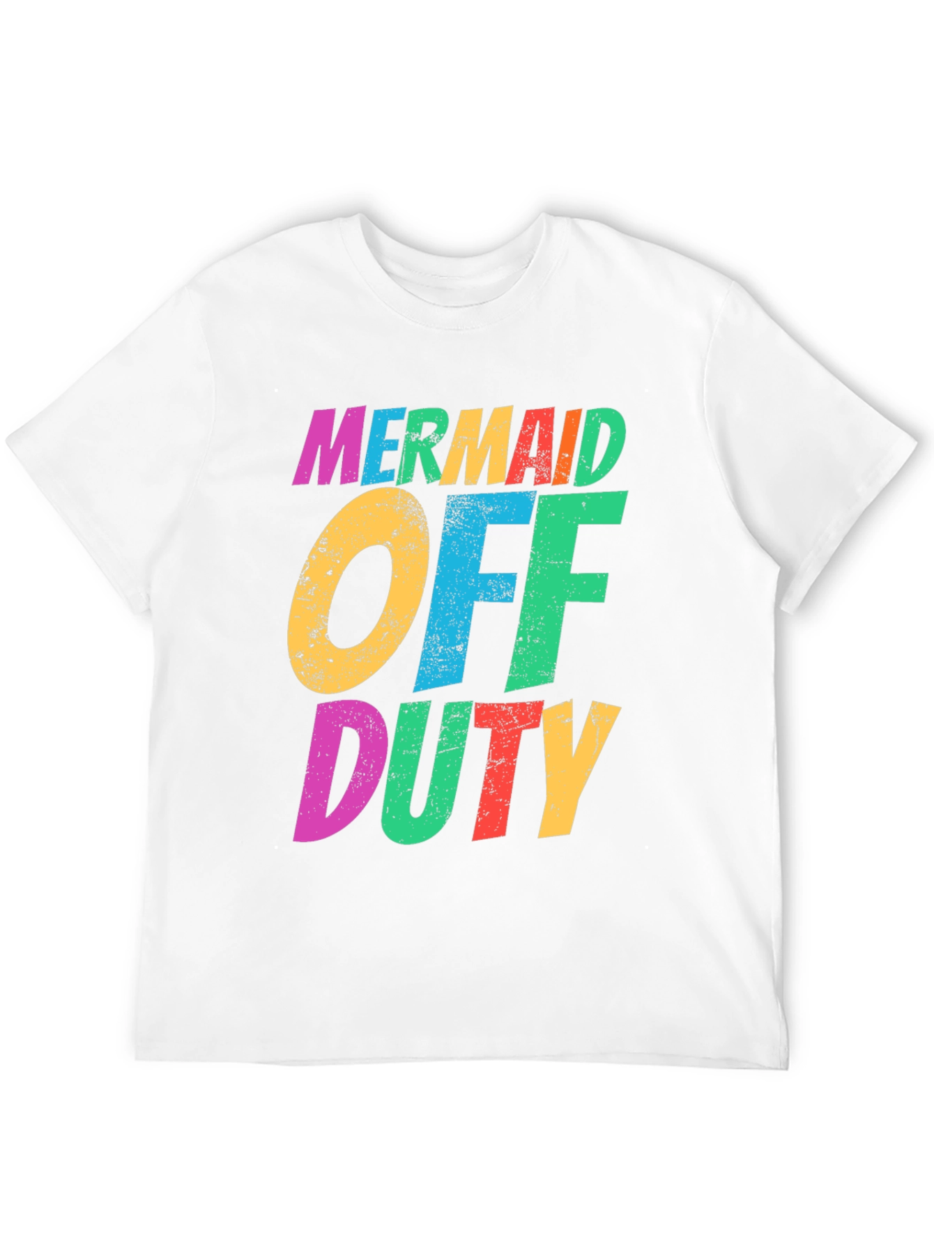 Mermaid Off Duty Graphic T-Shirt - Fun Vacation Apparel