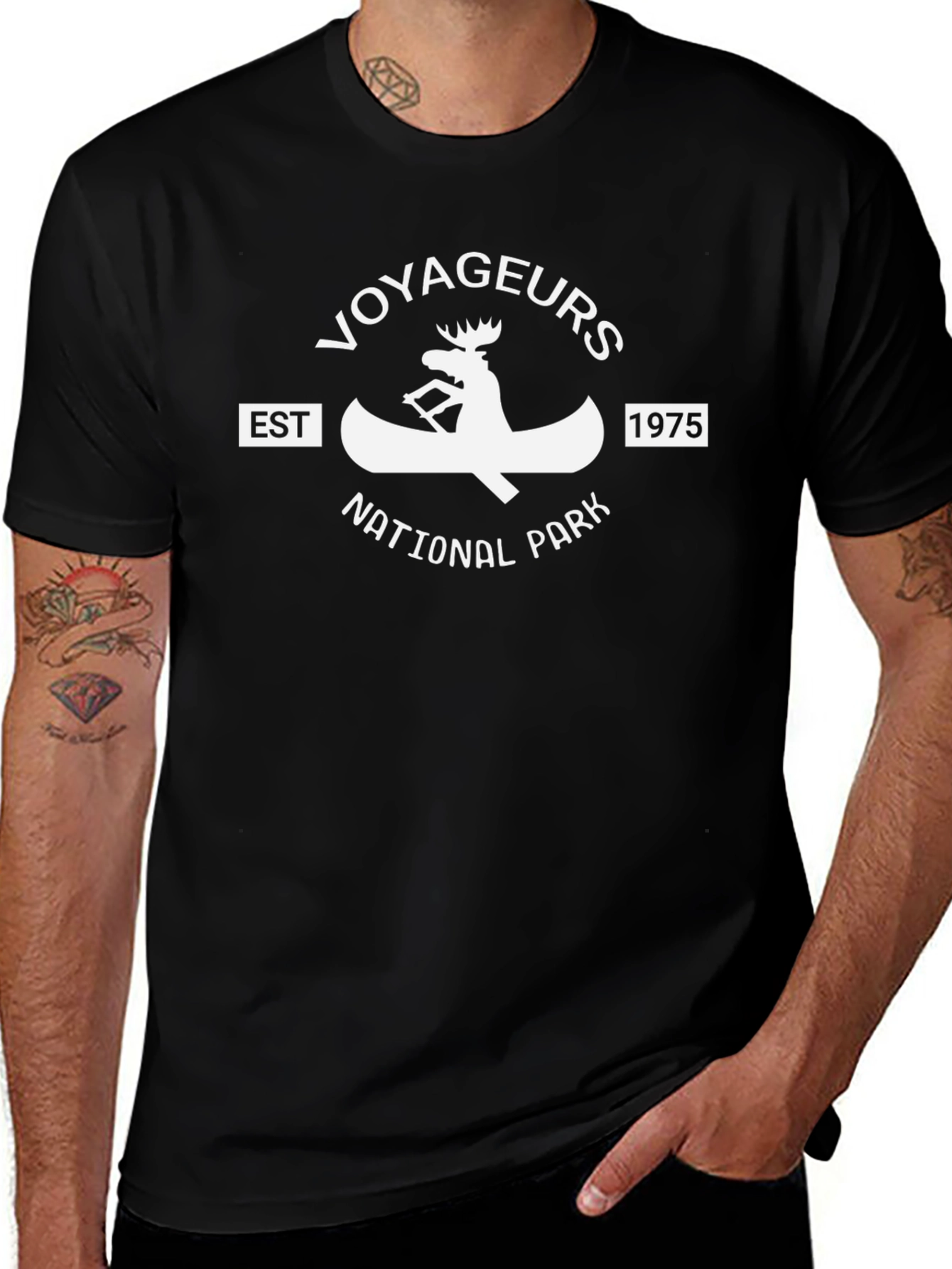 Voyageurs National Park T-Shirt - Black