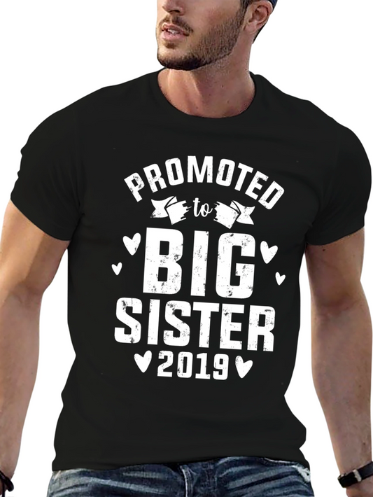 Promoted to Big Sister 2019 T-Shirt