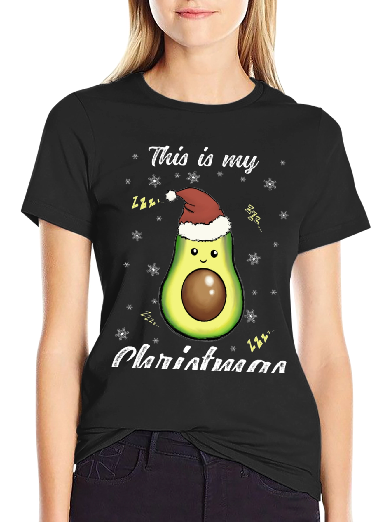 Avocado Christmas T-Shirt: Holiday Fun!