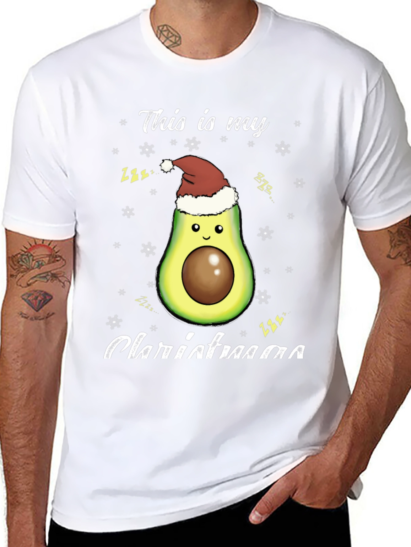 Avocado Christmas T-Shirt: Holiday Fun!